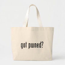 got pwned? tote bags