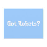 Got Robots Gifts postcards