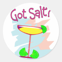 Got Salt?  Margarita Lovers T-Shirts & Gifts Stickers