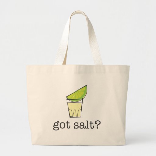 Got Salt? Tequila Shot with Lime Canvas Bag