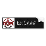 "Got Satan?" bumper stickers