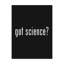 got science? postcards
