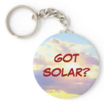 GOT SOLAR? keychain