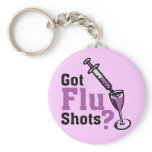 Got sWine Flu shots ? keychains