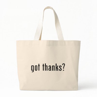 got thanks? bag by gottees