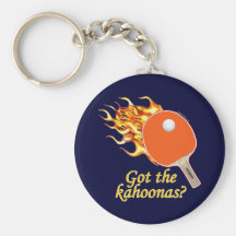 Got The Kahoonas Flaming Ping Pong Key Chain
