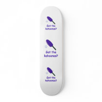 Got the Kahoonas Ping Pong Skate Boards