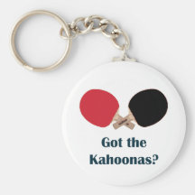 Got the Kahoonas Table Tennis Keychains