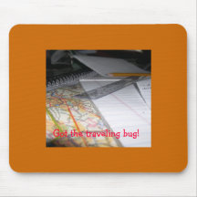 Got the travelling bug! mousepad