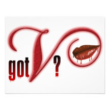 Got V - Vampire Blood Personalized Announcement