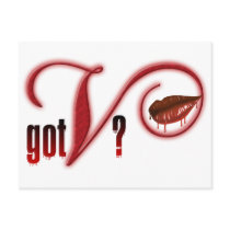 Got V - Vampire Blood Postcard