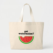 Got watermelon? canvas bags
