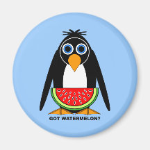 got watermelon refrigerator magnet