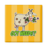 got weeds goat refrigerator magnets