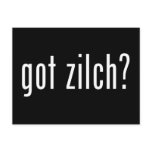 got zilch? postcards