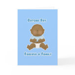 Gotcha Day Forever a Family boy Greeting Card