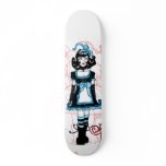 Goth Alice skateboards
