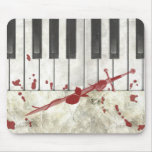Goth Bloodstained Piano Mousepad