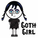 Goth Emo Girl photo sculptures