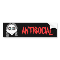Goth Girl Bumper Sticker
