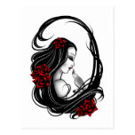 Goth girl postcards