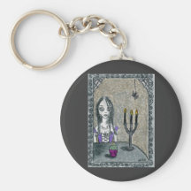 Goth Halloween Keychain