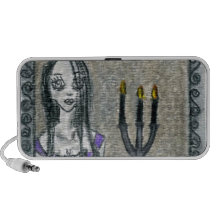 Goth Halloween Travel Speakers