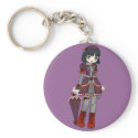 Goth Lolita Girl keychains