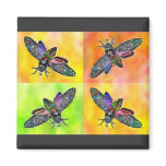 Goth Moth 4 magnet