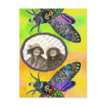 Goth Moth postcard photo template