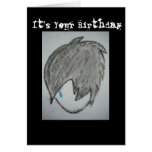 Goth Punk Birthday Card