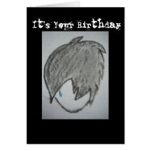 Goth Punk Birthday Card