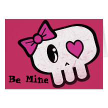 Goth Valentines Day Card