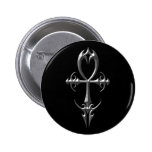 Gothic Ankh, dark Pinback Buttons