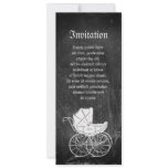 Gothic Baby Carriage invitations