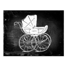 Gothic Baby Carriage Postcards