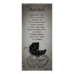 Gothic Baby Carriage rack cards