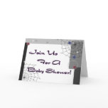 Gothic Baby Shower Invitation Card