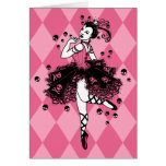 Gothic Ballerina in Pink cards
