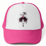 Gothic Ballerina in Pink Hats