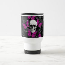 Gothic baroque skull mugs