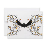 Gothic bat invitation