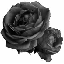 Gothic Black Roses Photo Cut Outs