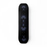 Gothic Black Spider Webs Heart Daggers Fractal Skate Decks