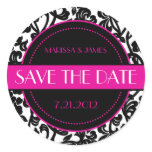 Gothic Black & White Flourish Envelope Seals Sticker