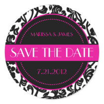Gothic Black & White Flourish Envelope Seals Sticker