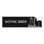 Gothic Bride Bumper Sticker bumper stickers