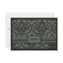 Gothic Bride RSVP Card B2 Personalized Announcement