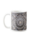 Gothic Bronze Work Medallion mugs