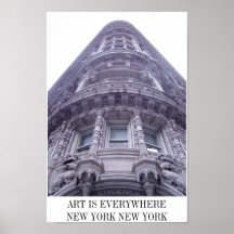 GOTHIC BUILDING IN NEW YORK CITY PRINT